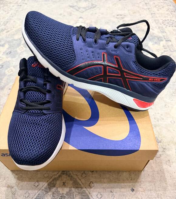 ASICS Other - ASICS Gel-Ease Men's Running Shoes Navy and Red
